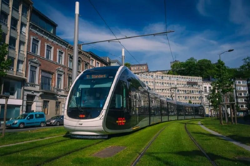 Новый трамвай в Льеже